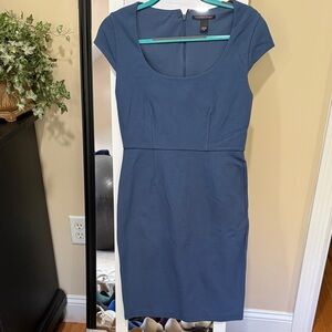 Victoria's Secret Blue Cap Sleeve Midi Dress